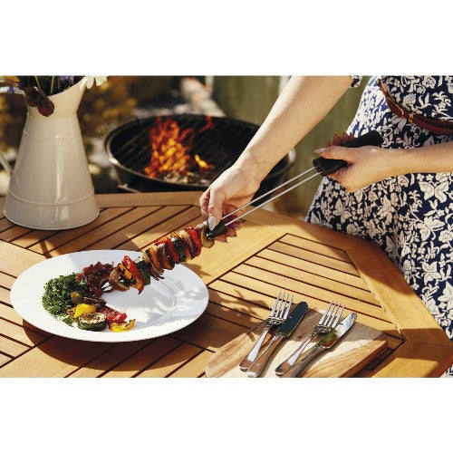 MasterClass Double Pronged Slider Barbecue Skewer, 50cm (K64G)