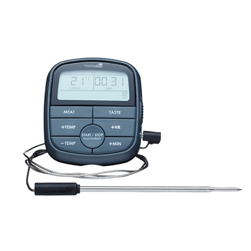 Masterclass Digital Cooking Meat Thermometer & Timer