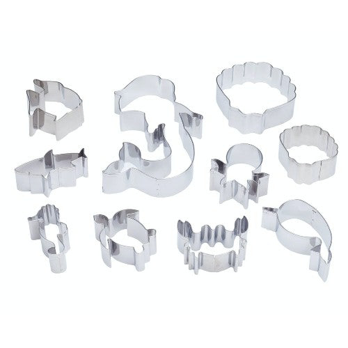 Mermaid Cookie Cutters, Set of 10