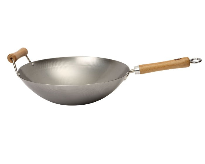 School of Wok Carbon Steel Wok, 36cm (D006)