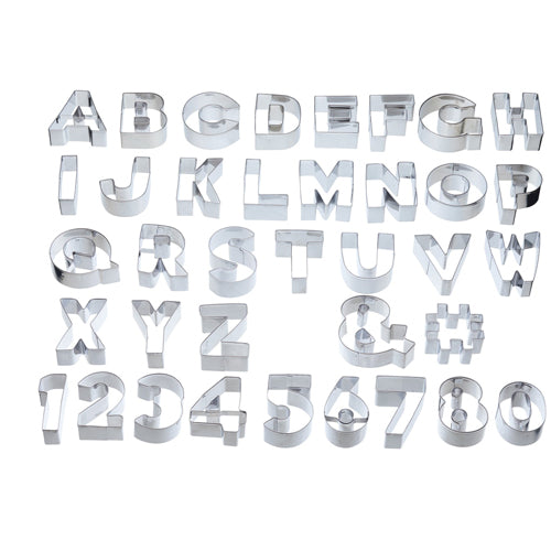 ABC & 123 COOKIE CUTTER SET