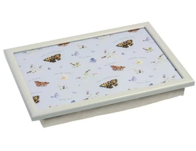 Premium Cushioned Lap Tray, Country Butterfly