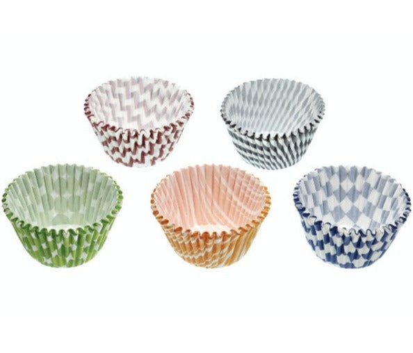 Assorted Patterned Muffin Cases, 160 Piece (k068)