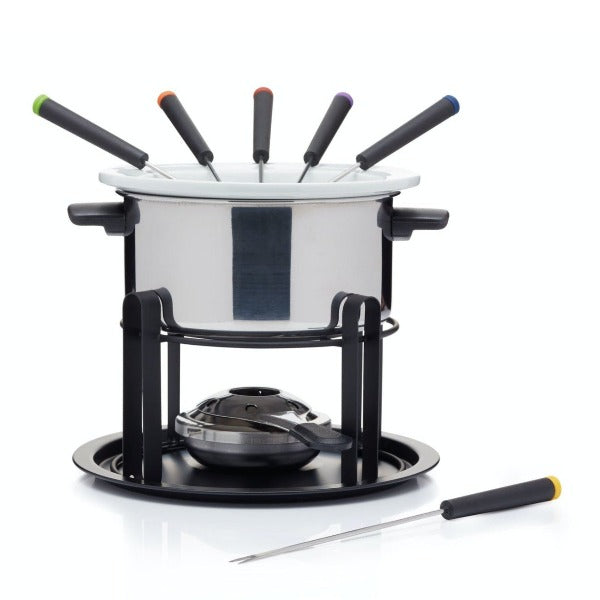 Deluxe Fondue Set For Meat, Cheese and Chocolate (kc46)