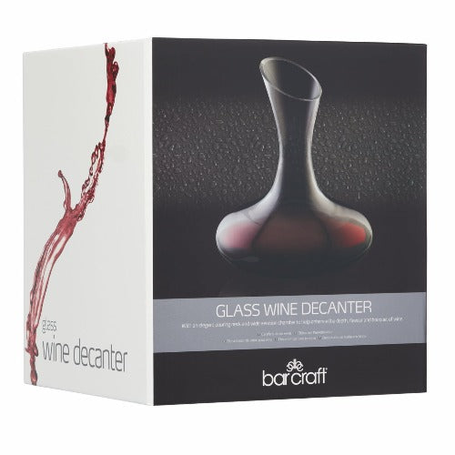 BarCraft Deluxe Glass Wine Decanter, 1.5 Litre (kc74)