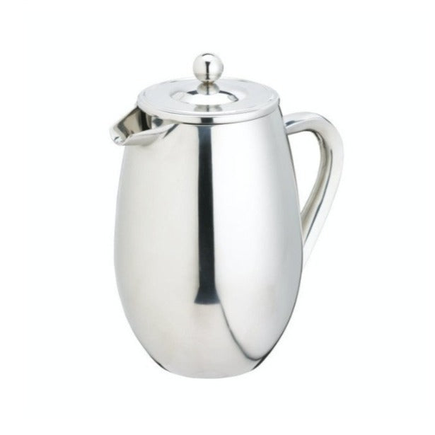 La Cafetière Double Walled Stainless Steel Cafetiere, 8 Cup
