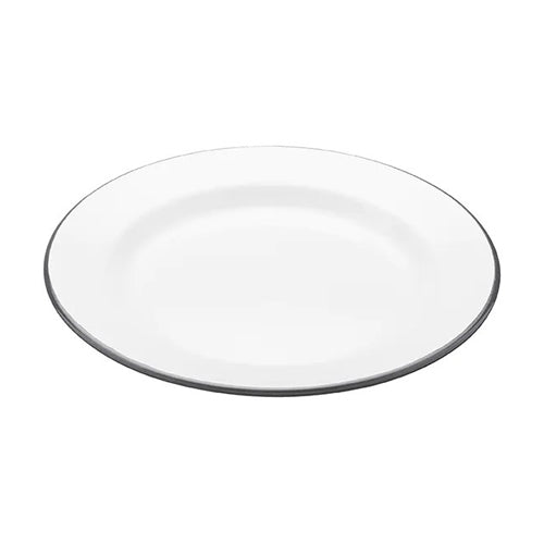 Enamel Dinner & Pie Plate, 24cm (k55c)