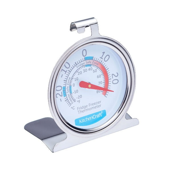Kitchencraft Stainless Steel Fridge Thermometer (34F)