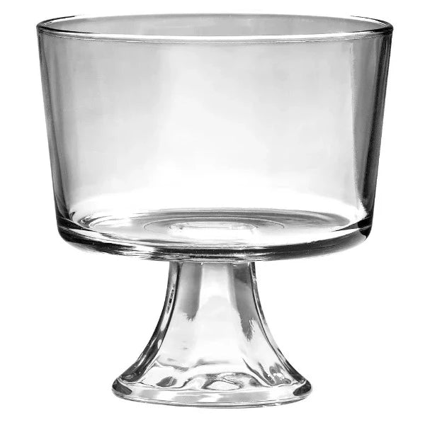 Glass Footed Trifle Bowl, 2L