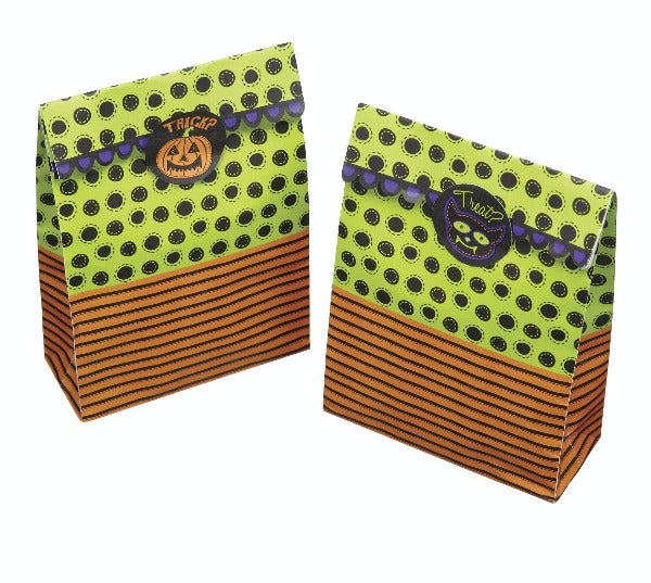 KitchenCraft Halloween Treat Bags & Labels, Pack of 8 (K816)