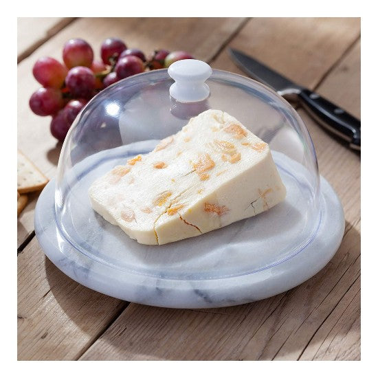 Judge Marble Round Cheese Board With Dome