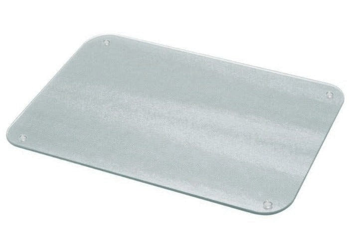 Glass Worktop Saver, Clear Textured, Large (E021)