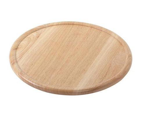 Wooden Lazy Susan Rotating Platter, 36cm (k25s)