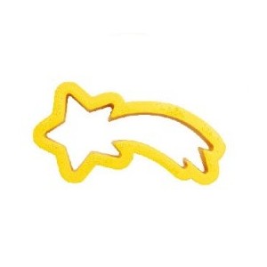 Christmas Cookie Cutter, Shooting Star, 9cm
