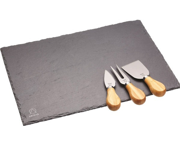 ArtesÃ Cheese Board & Knife Set, 35cm (k708)