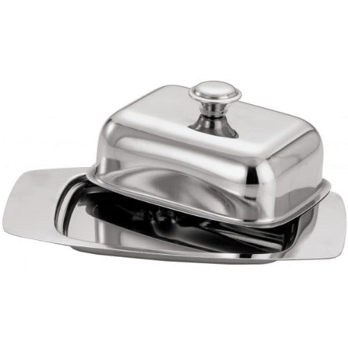 Stainless Steel Butter Dish With Lid (D659)