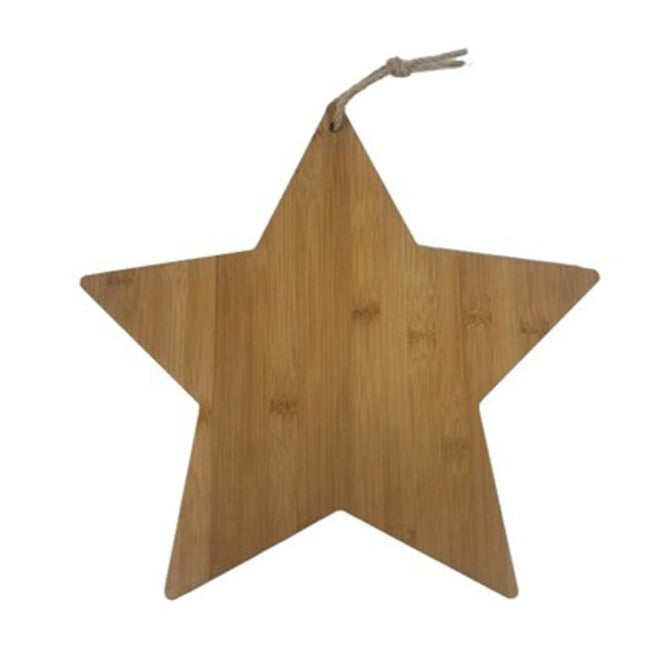 Star Shaped Bamboo Chopping & Serving Board