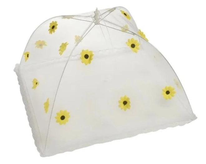 Umbrella Food Cover, 48cm, Sunflower