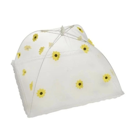 Umbrella Food Cover, 30cm, Sunflower