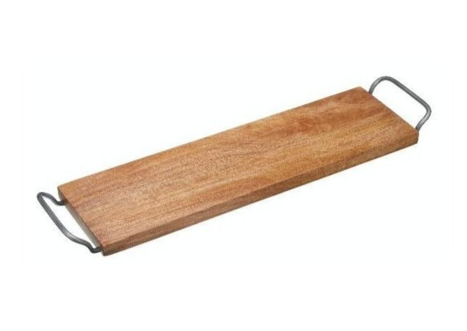 Kitchencraft Wood Antipasti Tray with Metal Handles, 45cm (K59F)