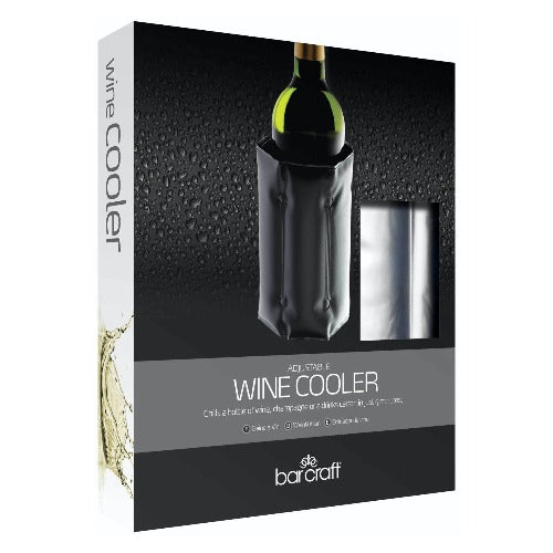 Wrap Around adjustable Silver Wine Cooler (k07s)